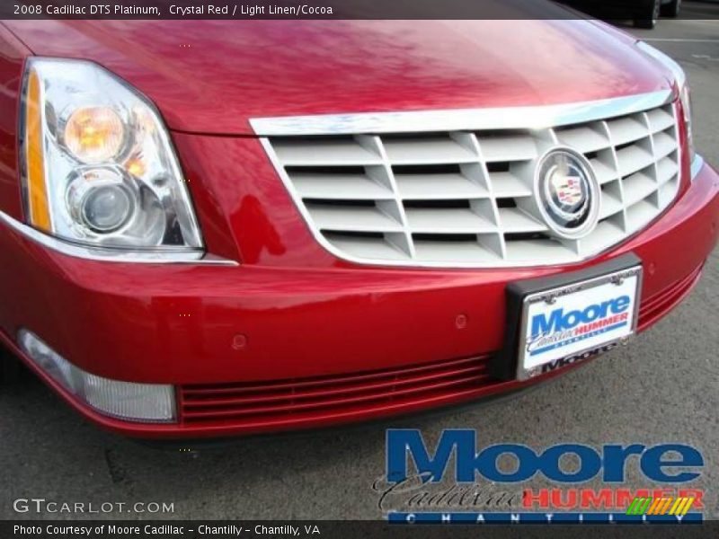 Crystal Red / Light Linen/Cocoa 2008 Cadillac DTS Platinum