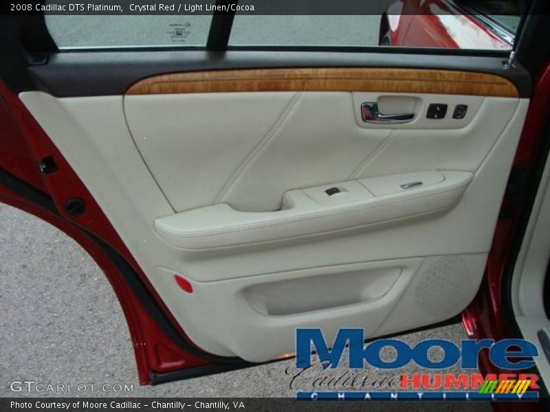 Crystal Red / Light Linen/Cocoa 2008 Cadillac DTS Platinum
