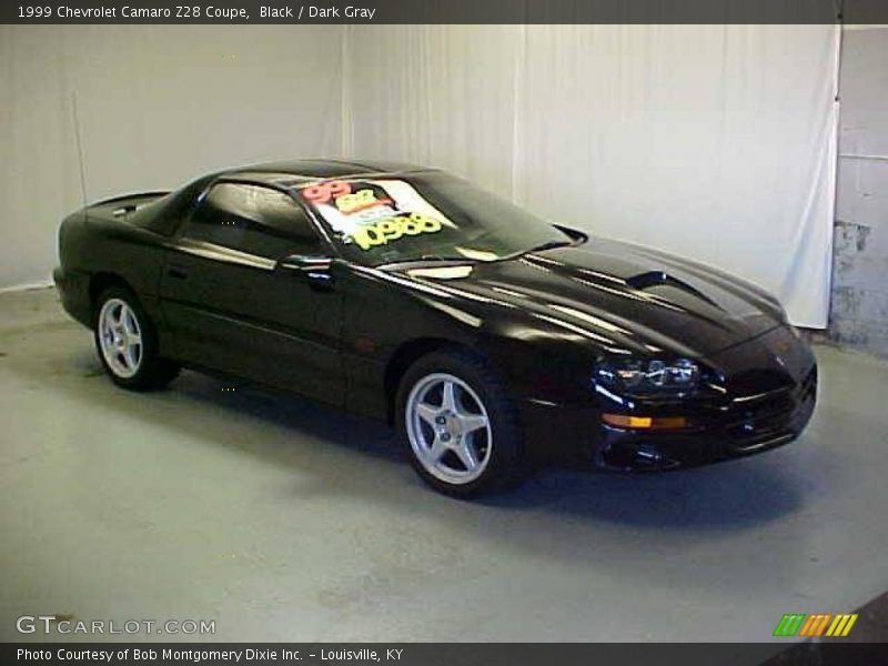 Black / Dark Gray 1999 Chevrolet Camaro Z28 Coupe