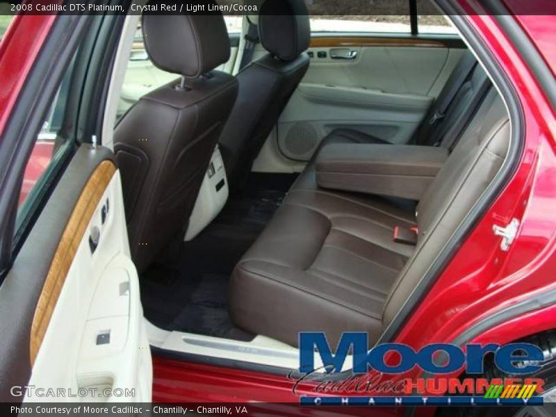 Crystal Red / Light Linen/Cocoa 2008 Cadillac DTS Platinum