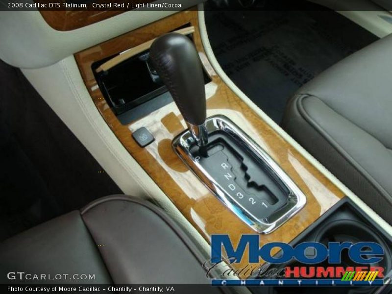 Crystal Red / Light Linen/Cocoa 2008 Cadillac DTS Platinum