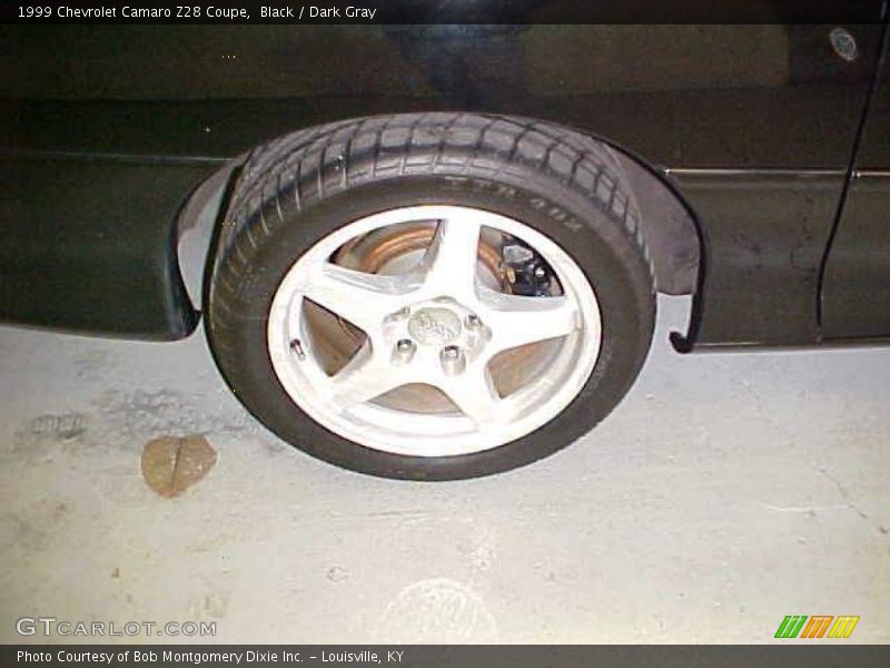 Black / Dark Gray 1999 Chevrolet Camaro Z28 Coupe