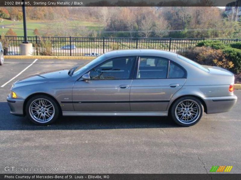 Sterling Grey Metallic / Black 2002 BMW M5