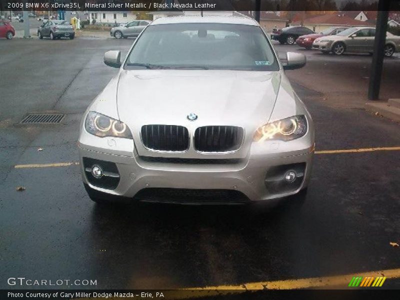 Mineral Silver Metallic / Black Nevada Leather 2009 BMW X6 xDrive35i