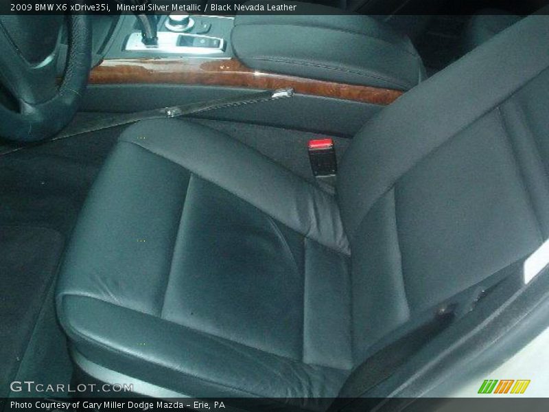 Mineral Silver Metallic / Black Nevada Leather 2009 BMW X6 xDrive35i