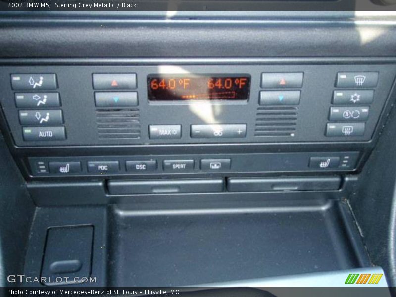 Sterling Grey Metallic / Black 2002 BMW M5