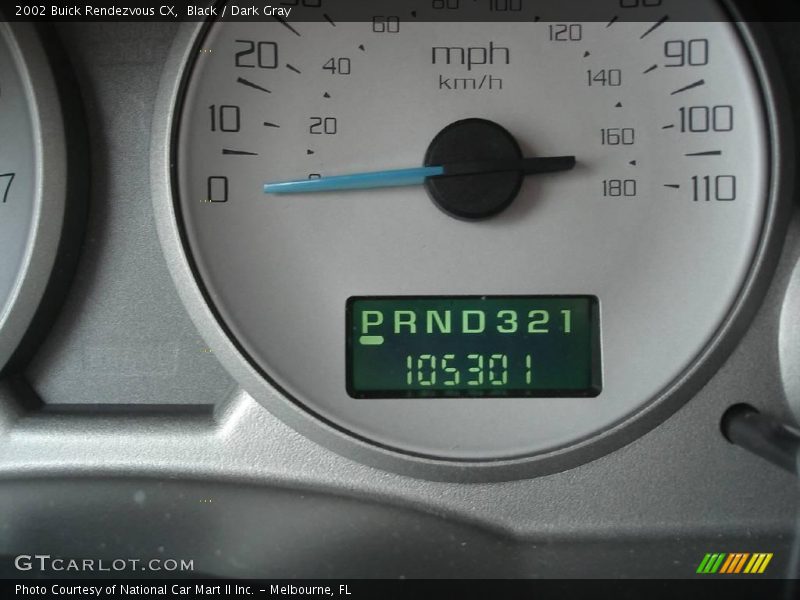 Black / Dark Gray 2002 Buick Rendezvous CX