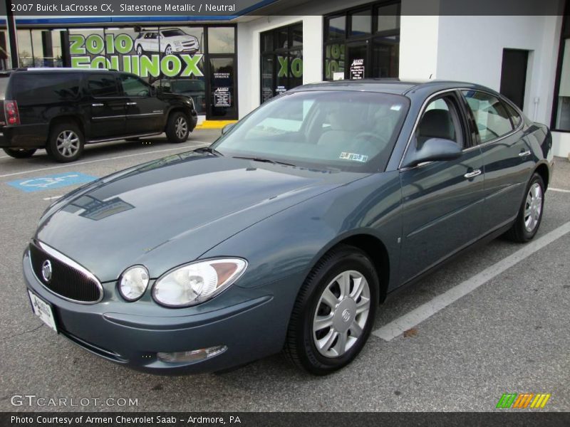 Slatestone Metallic / Neutral 2007 Buick LaCrosse CX