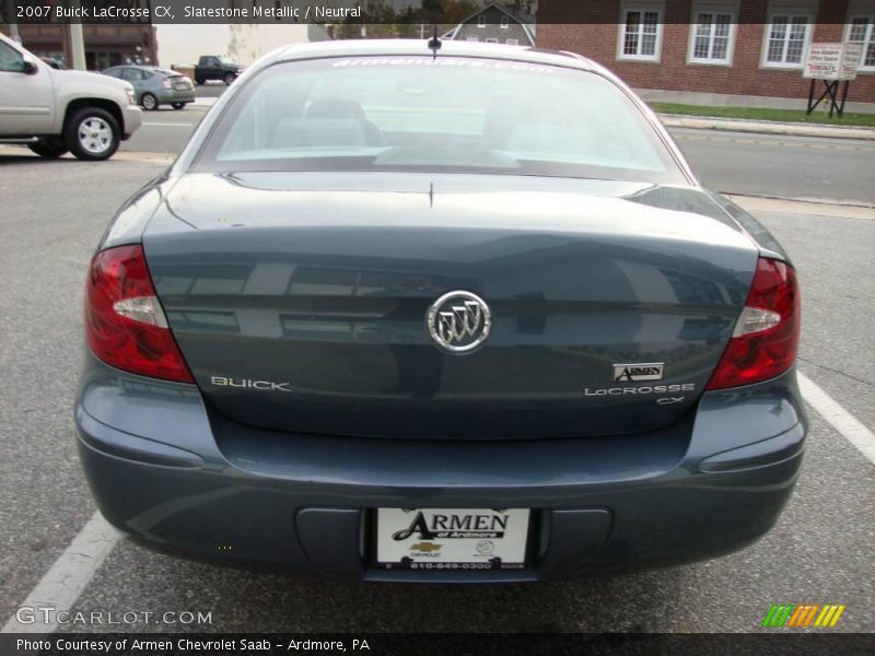 Slatestone Metallic / Neutral 2007 Buick LaCrosse CX