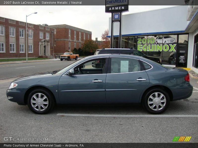Slatestone Metallic / Neutral 2007 Buick LaCrosse CX