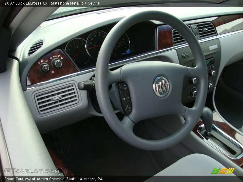 Slatestone Metallic / Neutral 2007 Buick LaCrosse CX