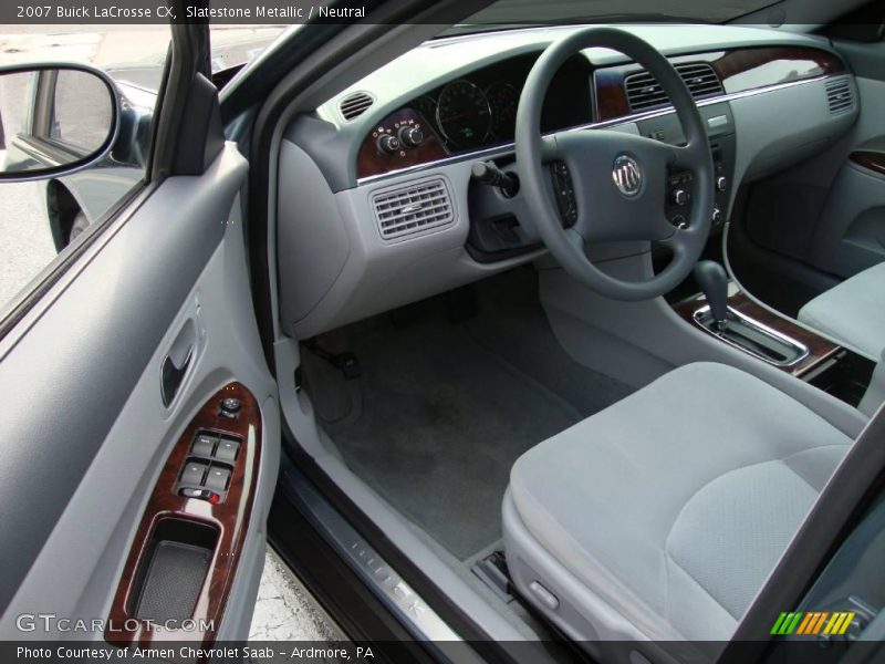 Slatestone Metallic / Neutral 2007 Buick LaCrosse CX