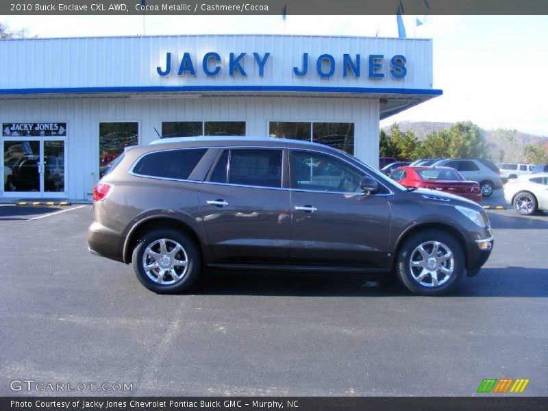 Cocoa Metallic / Cashmere/Cocoa 2010 Buick Enclave CXL AWD