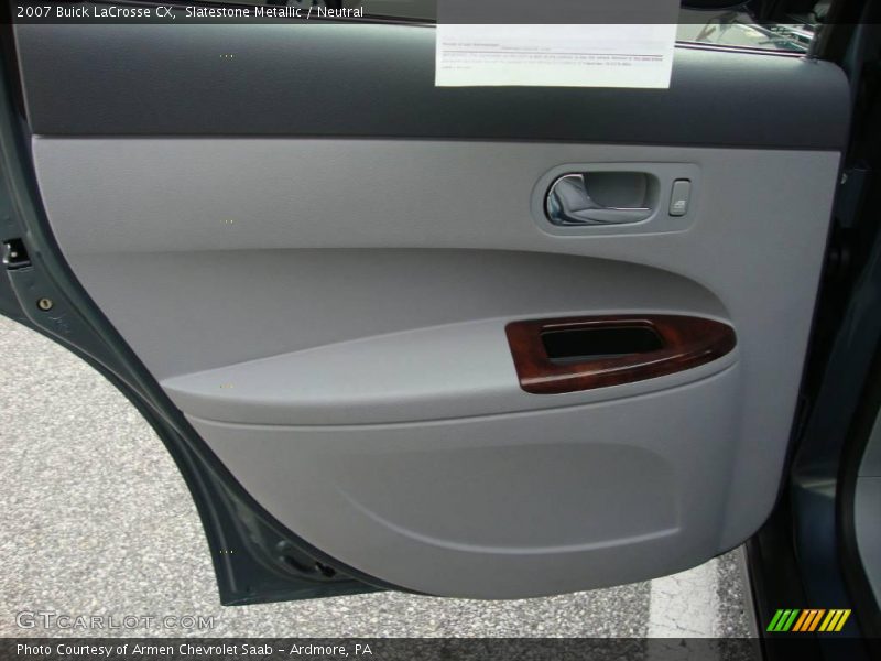Slatestone Metallic / Neutral 2007 Buick LaCrosse CX