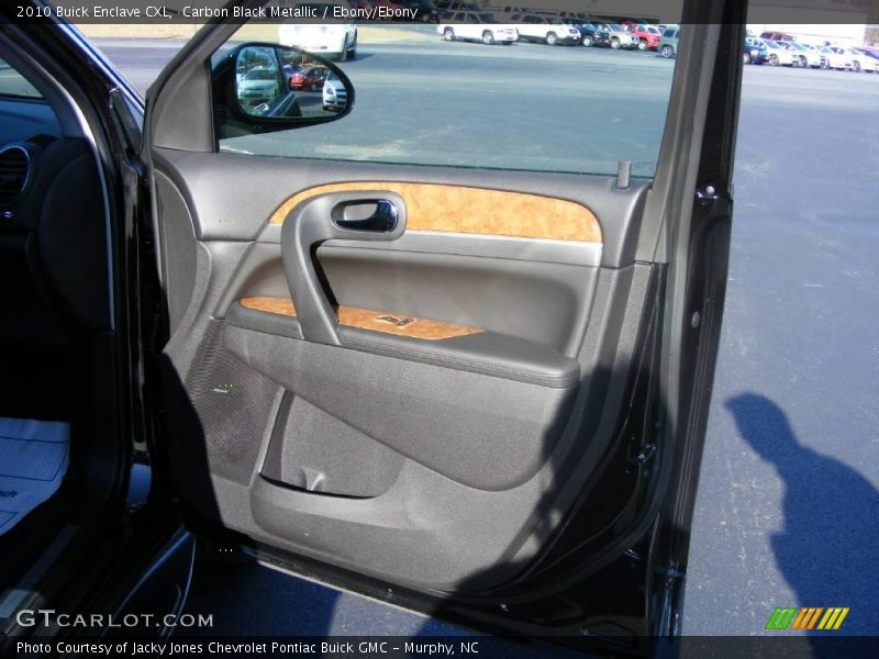 Carbon Black Metallic / Ebony/Ebony 2010 Buick Enclave CXL