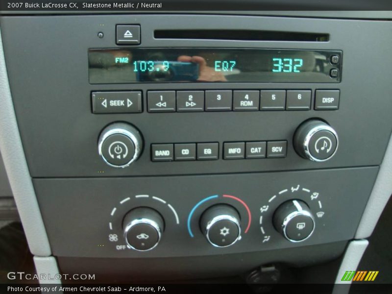 Slatestone Metallic / Neutral 2007 Buick LaCrosse CX