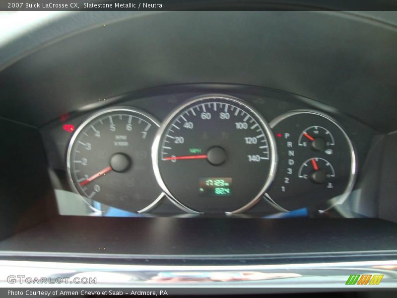Slatestone Metallic / Neutral 2007 Buick LaCrosse CX