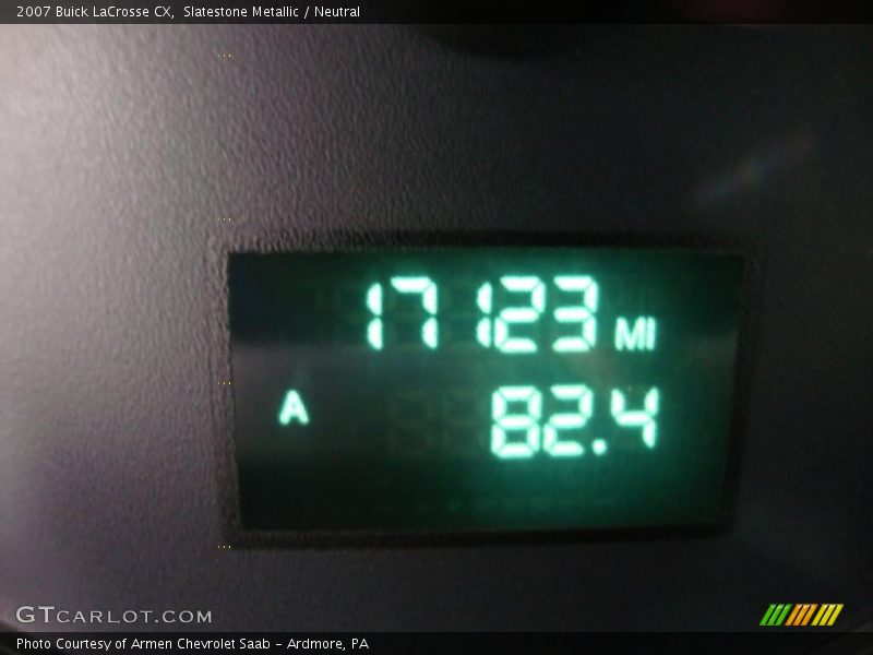 Slatestone Metallic / Neutral 2007 Buick LaCrosse CX