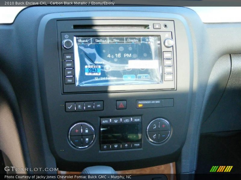 Carbon Black Metallic / Ebony/Ebony 2010 Buick Enclave CXL