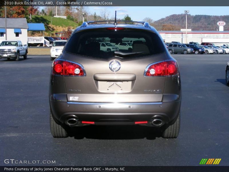 Cocoa Metallic / Cashmere/Cocoa 2010 Buick Enclave CXL AWD