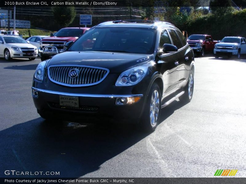 Carbon Black Metallic / Ebony/Ebony 2010 Buick Enclave CXL