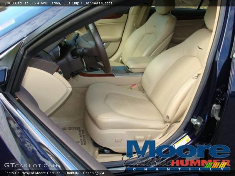 Blue Chip / Cashmere/Cocoa 2008 Cadillac CTS 4 AWD Sedan