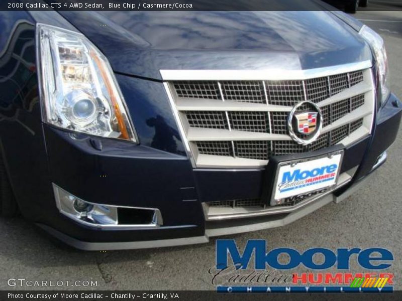 Blue Chip / Cashmere/Cocoa 2008 Cadillac CTS 4 AWD Sedan