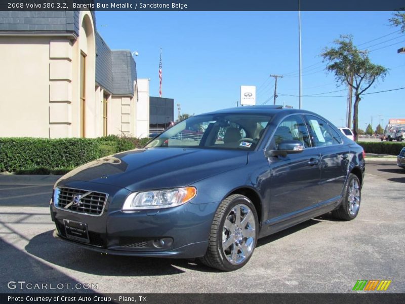 Barents Blue Metallic / Sandstone Beige 2008 Volvo S80 3.2