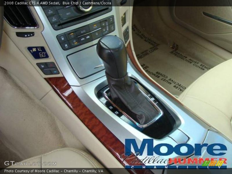 Blue Chip / Cashmere/Cocoa 2008 Cadillac CTS 4 AWD Sedan