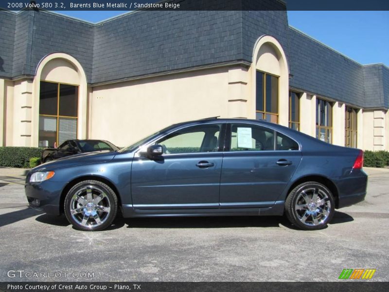 Barents Blue Metallic / Sandstone Beige 2008 Volvo S80 3.2