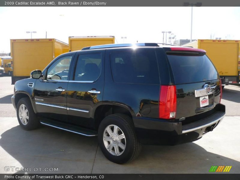 Black Raven / Ebony/Ebony 2009 Cadillac Escalade AWD