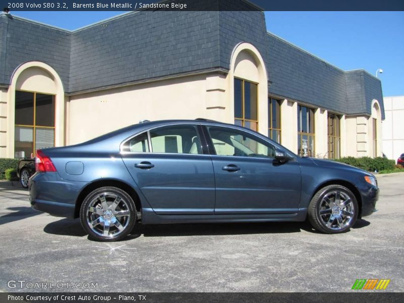 Barents Blue Metallic / Sandstone Beige 2008 Volvo S80 3.2