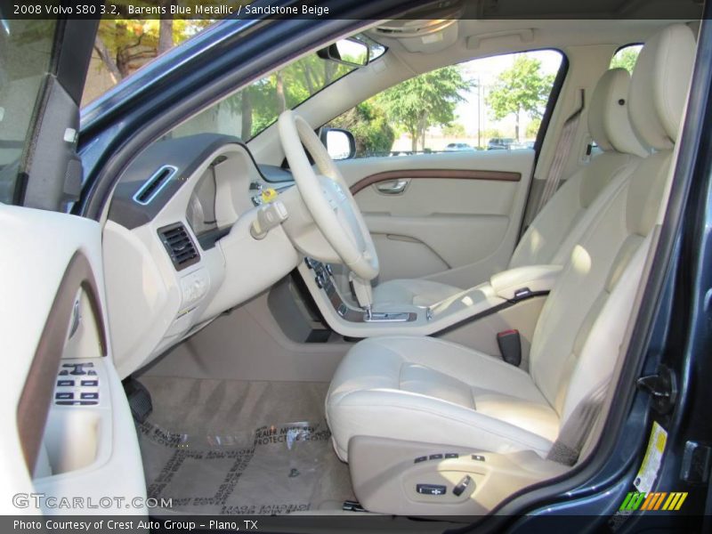 Barents Blue Metallic / Sandstone Beige 2008 Volvo S80 3.2
