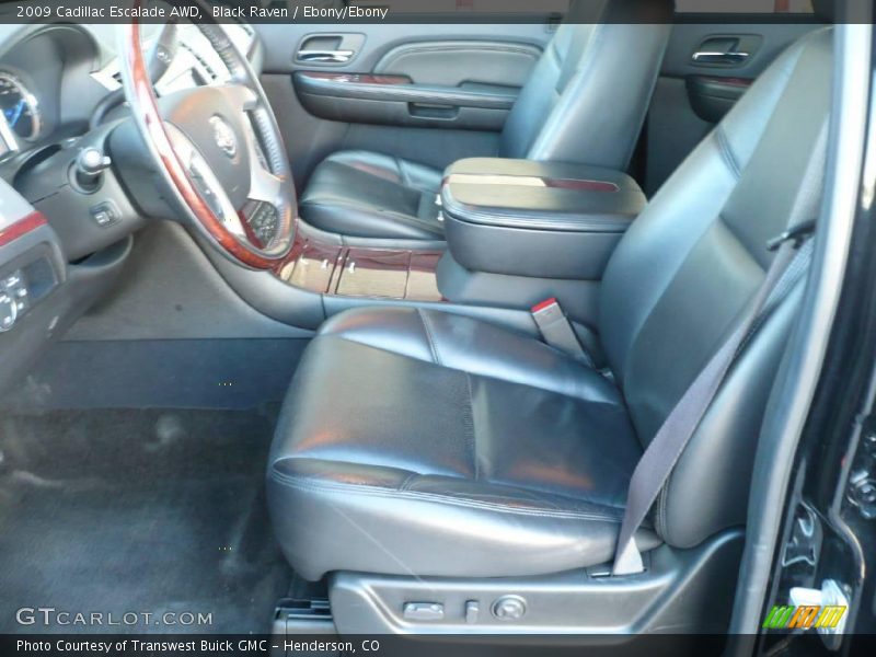 Black Raven / Ebony/Ebony 2009 Cadillac Escalade AWD