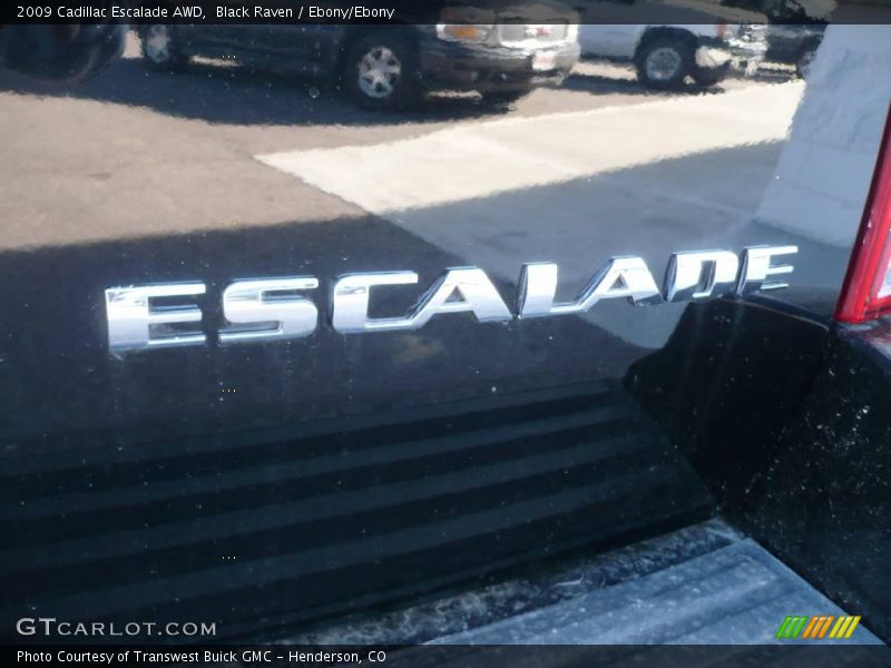Black Raven / Ebony/Ebony 2009 Cadillac Escalade AWD