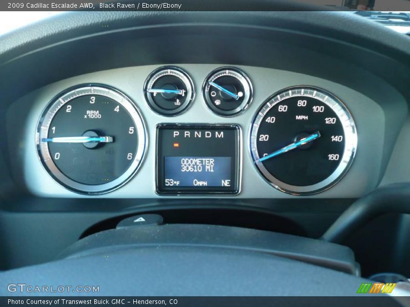 Black Raven / Ebony/Ebony 2009 Cadillac Escalade AWD