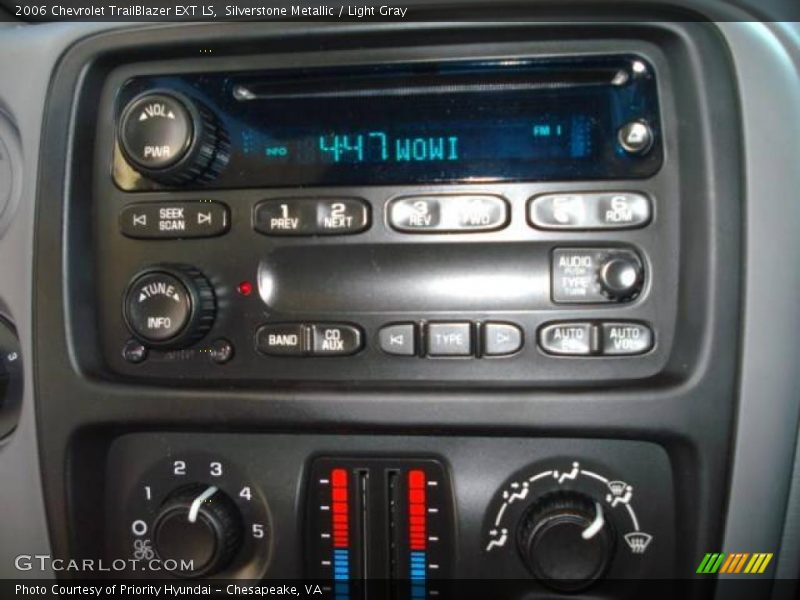 Silverstone Metallic / Light Gray 2006 Chevrolet TrailBlazer EXT LS