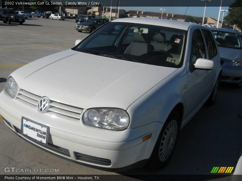 Candy White / Grey 2002 Volkswagen Golf GL Sedan