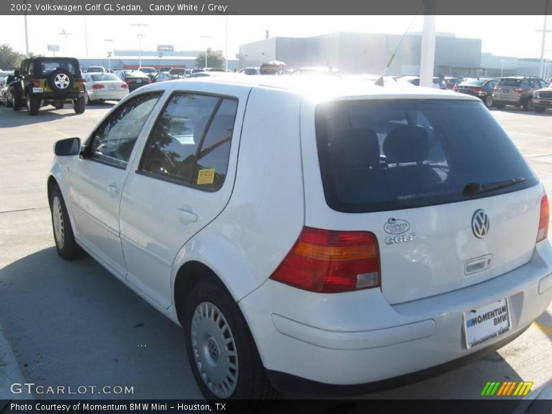 Candy White / Grey 2002 Volkswagen Golf GL Sedan