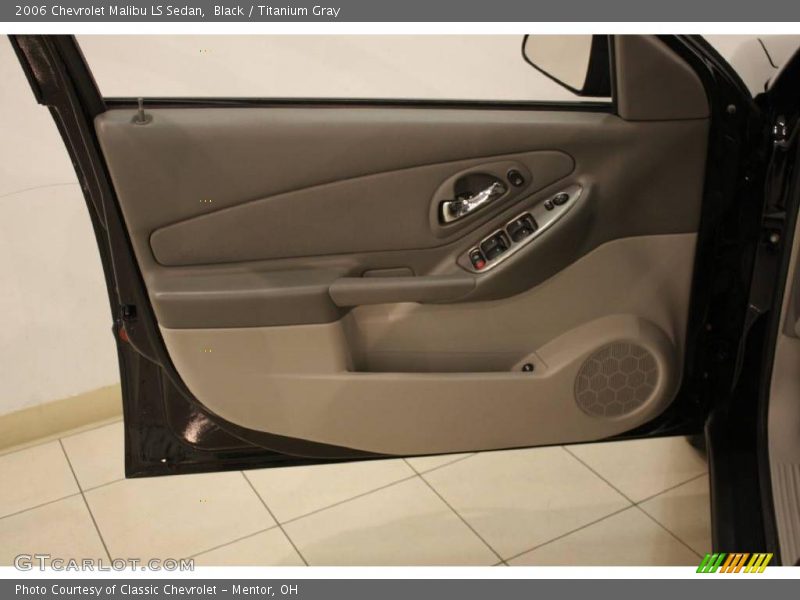 Black / Titanium Gray 2006 Chevrolet Malibu LS Sedan