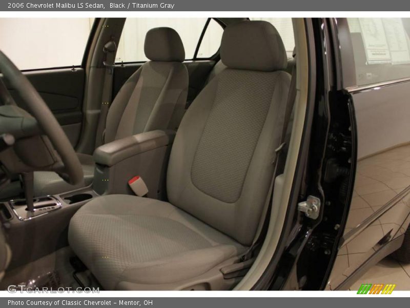 Black / Titanium Gray 2006 Chevrolet Malibu LS Sedan