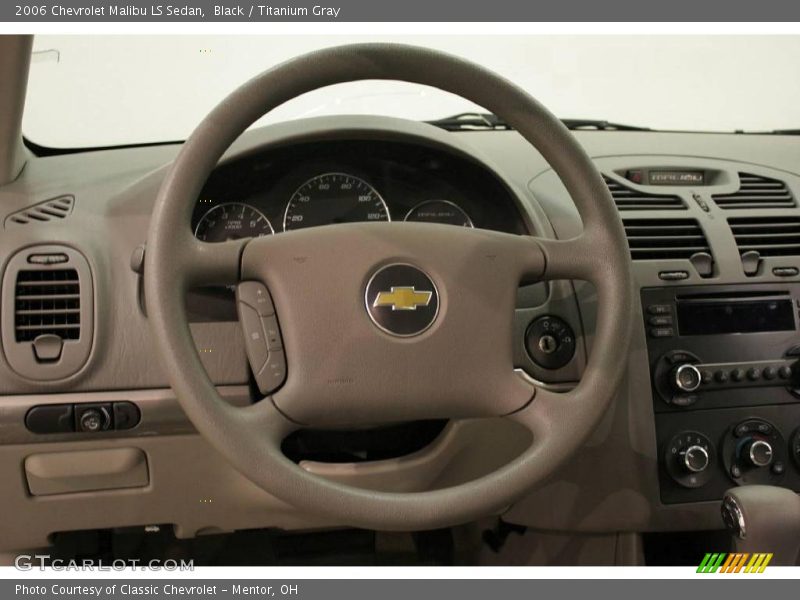 Black / Titanium Gray 2006 Chevrolet Malibu LS Sedan
