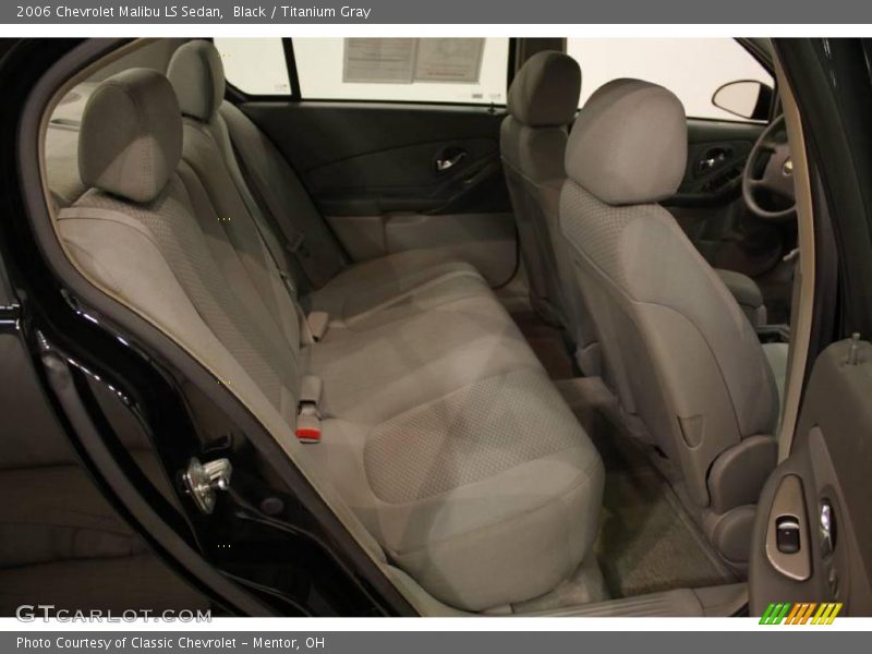 Black / Titanium Gray 2006 Chevrolet Malibu LS Sedan