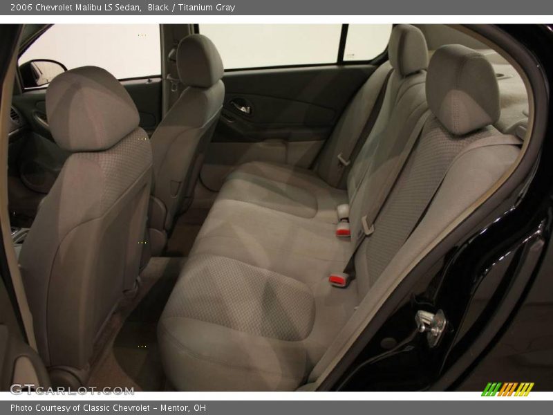 Black / Titanium Gray 2006 Chevrolet Malibu LS Sedan