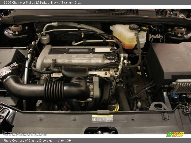 Black / Titanium Gray 2006 Chevrolet Malibu LS Sedan