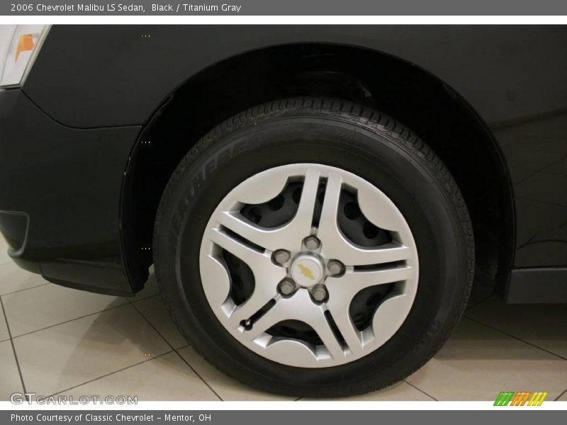 Black / Titanium Gray 2006 Chevrolet Malibu LS Sedan
