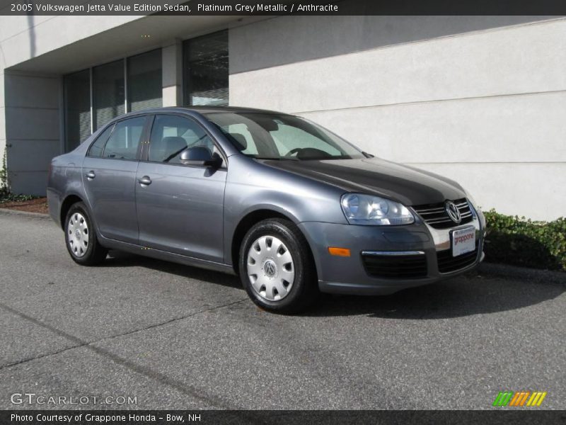 Platinum Grey Metallic / Anthracite 2005 Volkswagen Jetta Value Edition Sedan