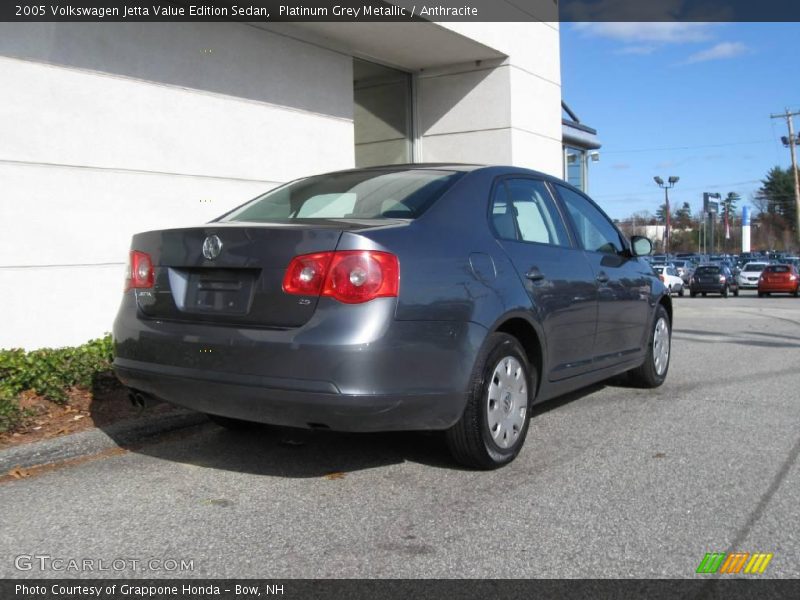 Platinum Grey Metallic / Anthracite 2005 Volkswagen Jetta Value Edition Sedan