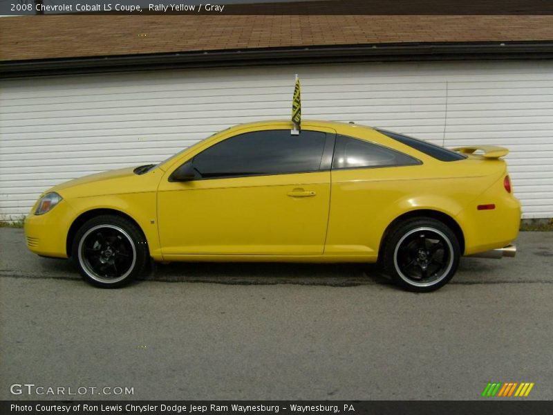 Rally Yellow / Gray 2008 Chevrolet Cobalt LS Coupe