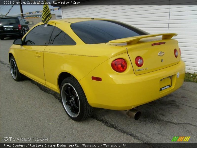 Rally Yellow / Gray 2008 Chevrolet Cobalt LS Coupe